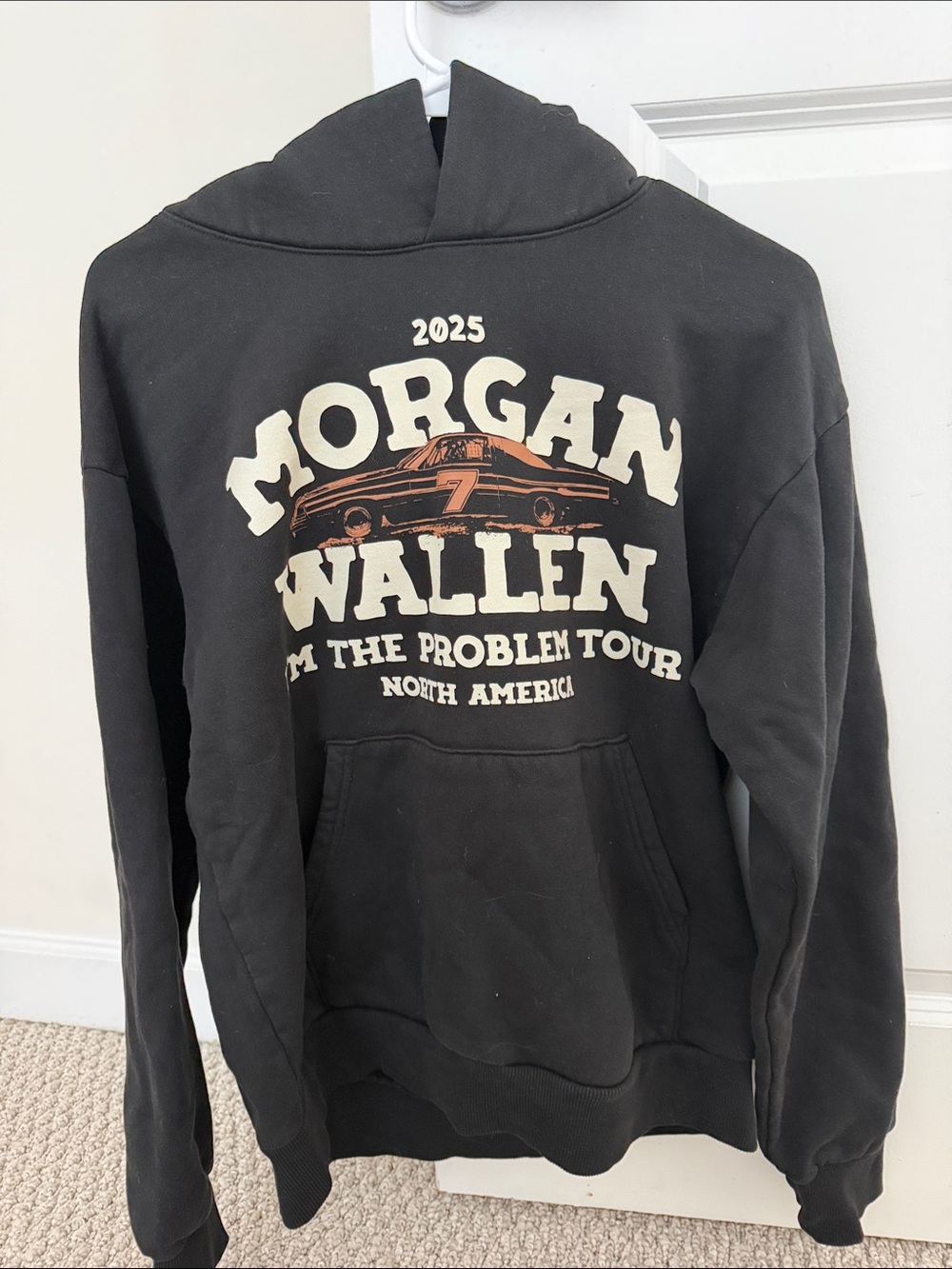 Unisex Morgan Wallen 2025 'I'm The Problem' Tour Black Sweatshirt